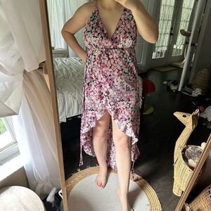 michael costello x revolve generosity party dress with fringe Michael Costello x REVOLVE Generosity Dress in Hot Pink